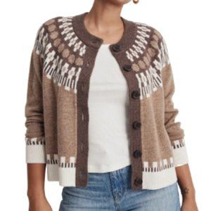 Madewell Fair Isle Frankfort Cardigan Sweater